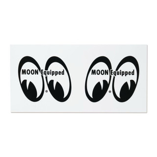 【MOONEYES】MOON Equipped 2 EYES 貼紙(9cm)防水貼紙 [MQD044]