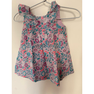 Jacadi Paris 12M 法式碎花洋裝｜74cm 女寶寶洋裝