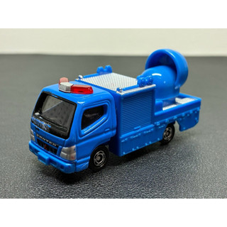 TOMICA no.61 61 MITSUBISHI FUSO CANTER 消防車 鼓風車 藍色 風扇車