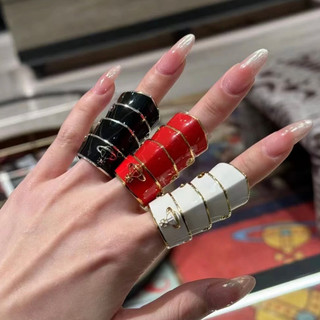 韓國免運 Vivienne Westwood 西太后 Artemis 盔甲土星戒指 四層金屬 美式復古戒指 西太后戒指