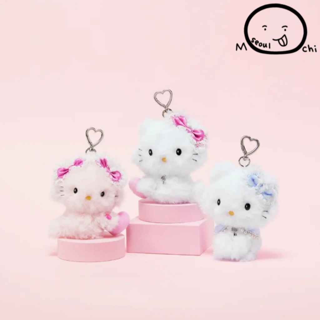 Fillimilli x Charmmy Kitty 毛絨鑰匙圈 Charmmy Kitty 蜂蜜可愛可愛毛絨包配件 Y