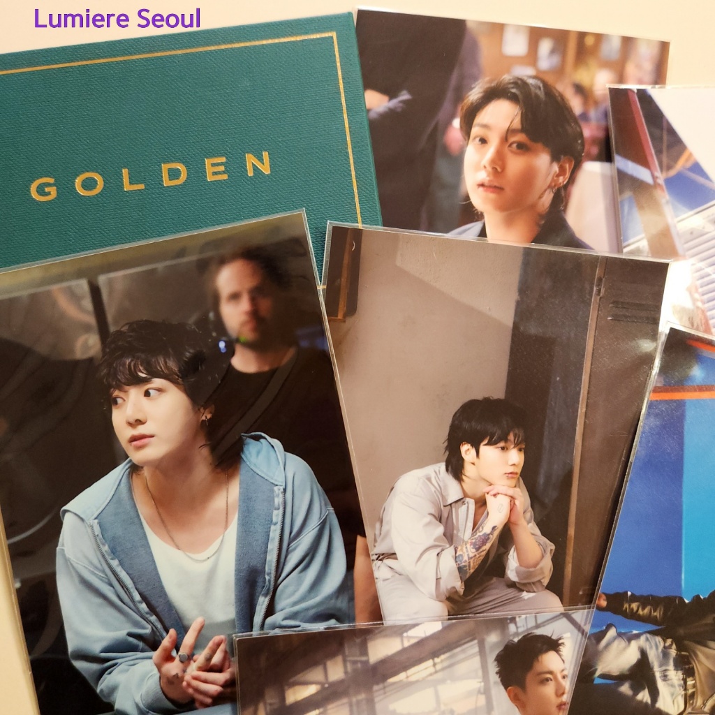 BTS Jung Kook GOLDEN 時刻展覽官方印刷照片 – A~L