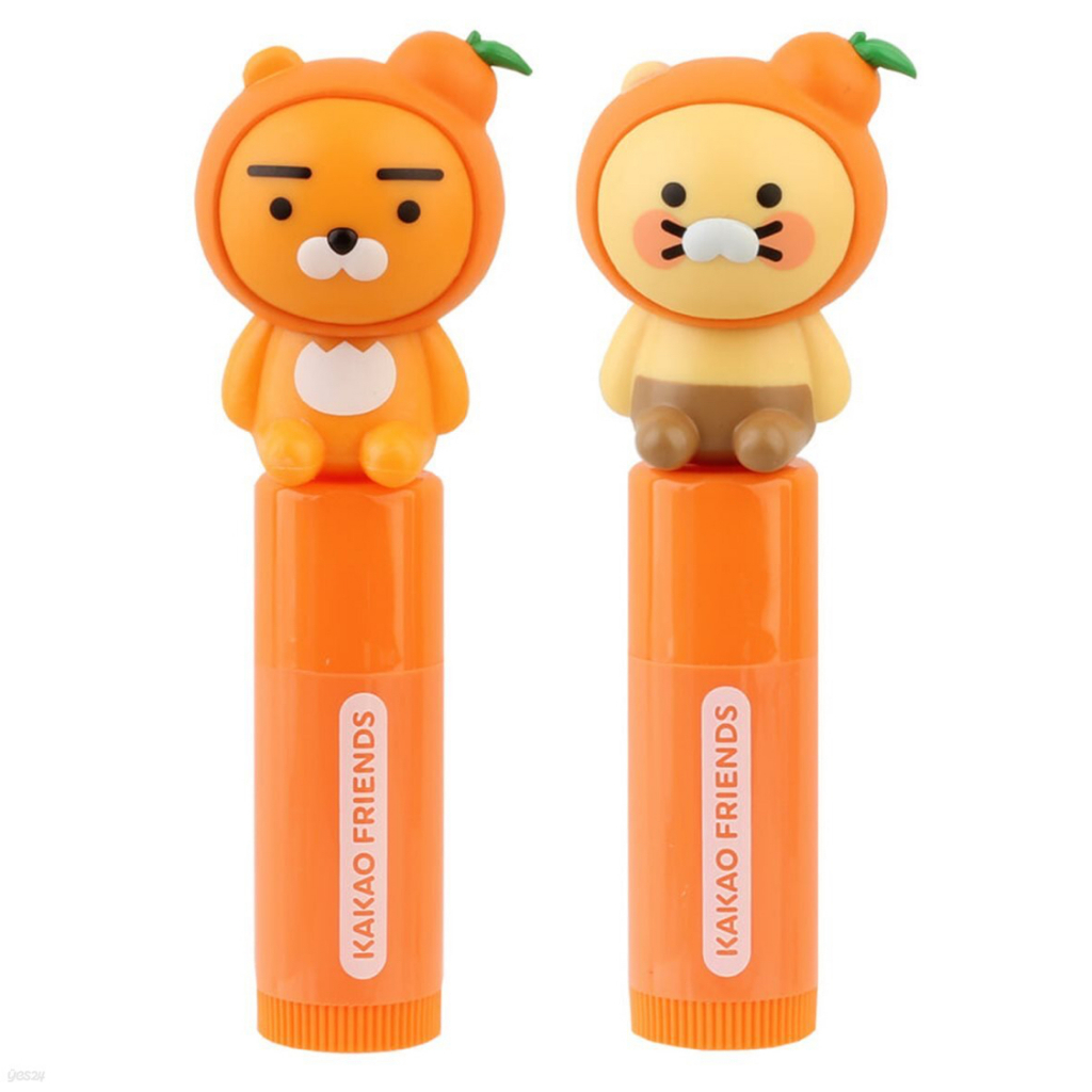 【Kakao Friends】Ryan & Choonsik 橙子護唇膏 2款韓國正品滋潤潤唇膏