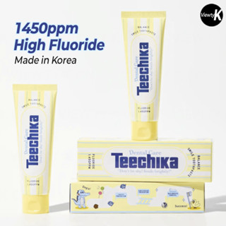 [橄欖青年 #1 PICK] TEECHIKA 平衡微笑牙膏 100g | 高氟1450ppm | 黃水晶薄荷