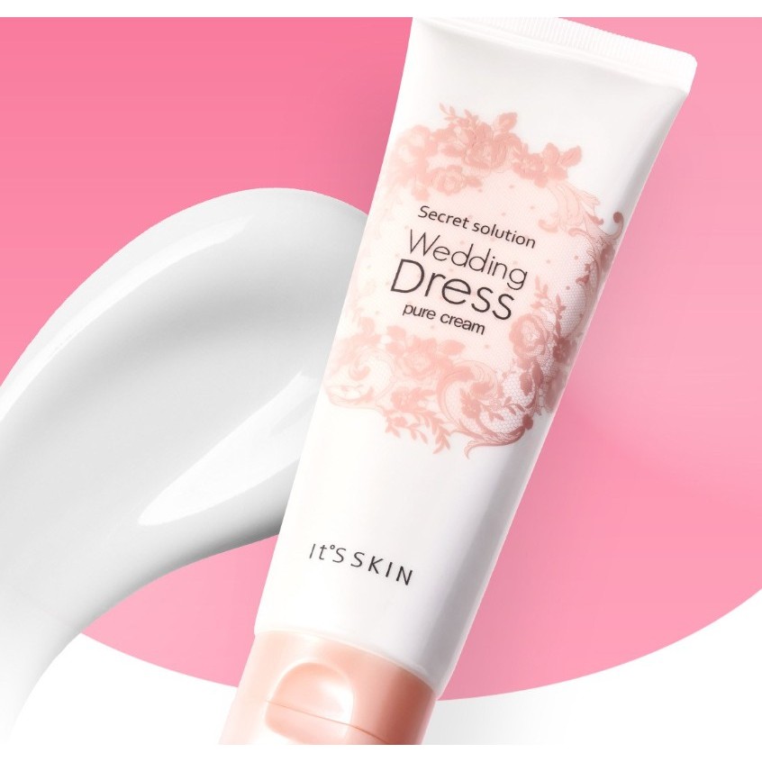 IT'S SKIN Secret Solution 婚紗純色提亮霜 100ml 提亮提亮霜頸部身體提亮保濕膚色矯正器