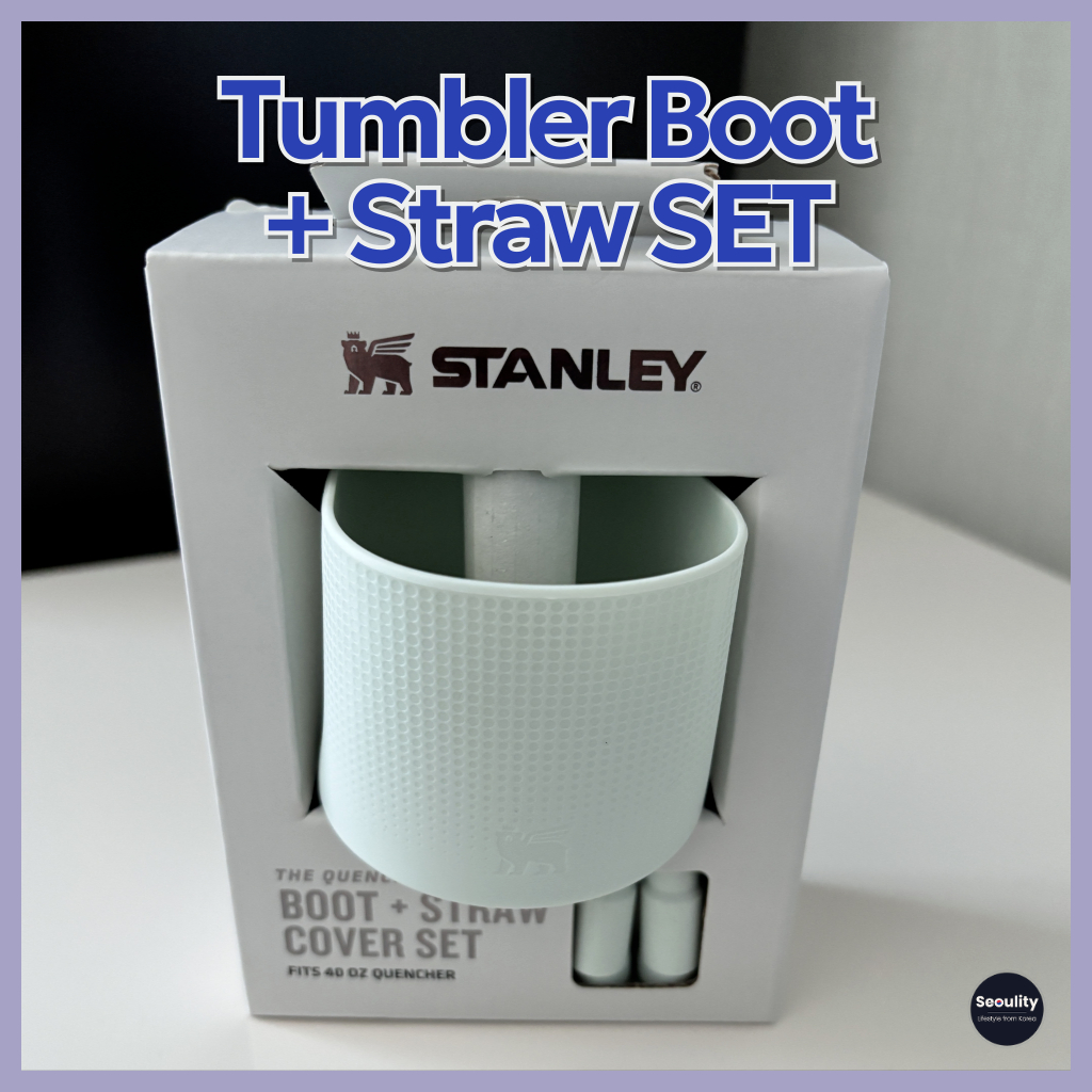 1.18L 和 591ml Stanley Quencher 不倒翁靴 + 吸管帽套裝 - 用於戶外探險的絕緣不銹鋼不倒