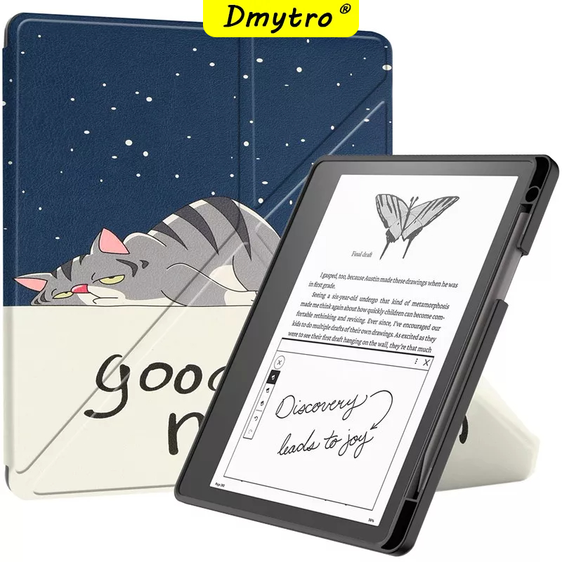 Kindle Scribe 10.2(2022 發布)折疊變形支架保護殼 帶自動睡眠/喚醒 超薄PU保護皮套