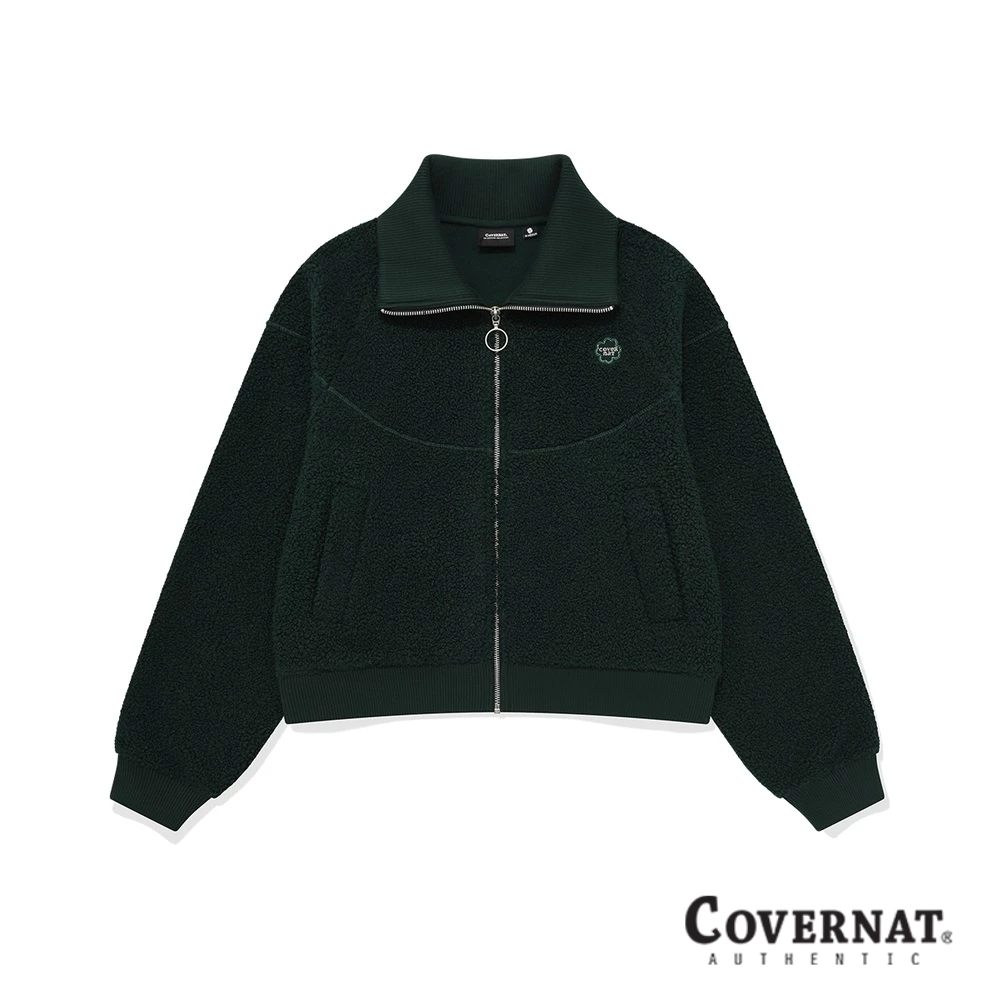 [COVERNAT]  (女款) 拉鍊夾克（綠色） [G7]