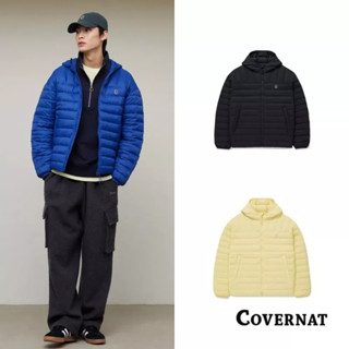 [COVERNAT] 男女同款冬季保暖C LOGO休閒穿搭連帽羽絨服外套（多色任選）