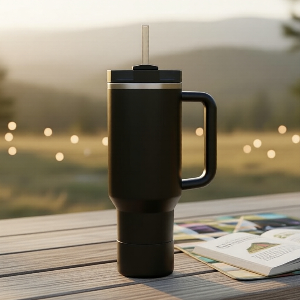 BPA-Free 防噪矽膠底座,適用於 Stanley Quencher H2.0 40/30/20 盎司與
