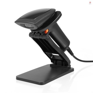 手持式 USB 1D 條碼掃描器,帶支架 CMOS 影象傳感器支援紙質程式碼/螢幕程式碼相容 Windows Android