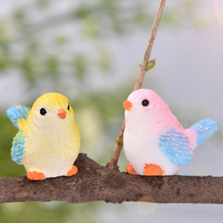 ANU 可愛模擬鳥動物迷你公仔玩具 DIY 景觀花園擺件