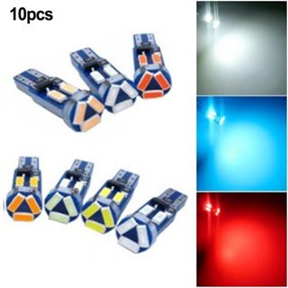 ⭐ 汽車儀表板燈 T5 4014 7SMD 儀表板顯示燈汽車 LED 燈泡 10*燈泡