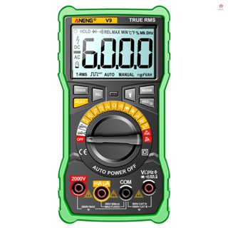 ANENG V9 智慧專業數字萬用表 6000 計數 2000V 電壓測試儀電容表電壓表 AC/DC 電流表 NCV 防