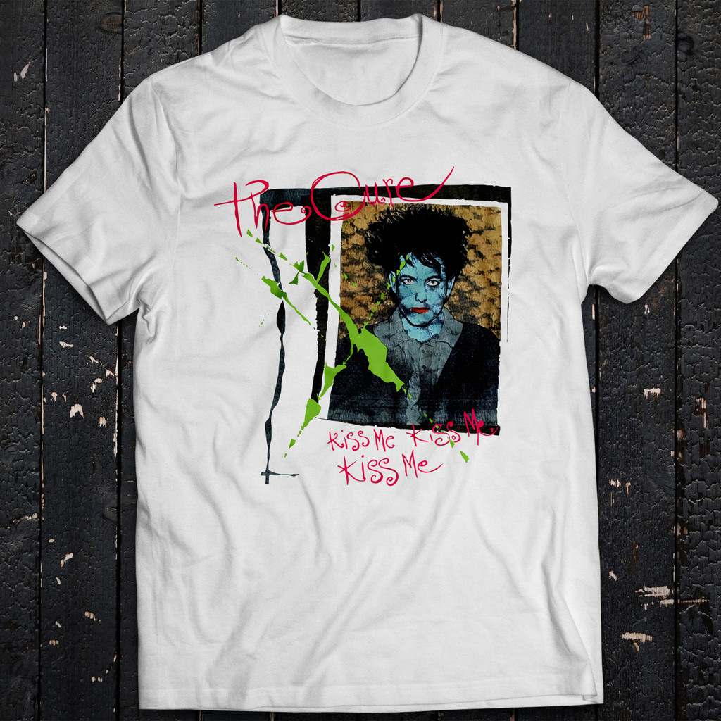 THE CURE 襯衫 1987 KISS ME TOUR Robert Smith 搖滾 T 恤 KISSING 演唱