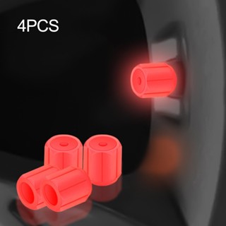 [BRAN0527] 4PCS 熒光汽車輪胎氣門嘴蓋發光自行車輪胎氣門嘴蓋