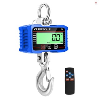 數字 LCD 顯示 1000kg Crance Scale 便攜式電子重型吊鉤工業級稱重計,帶 3 單元轉換功能