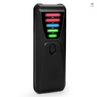 實用電磁輻射探測器手持式 EMF 測試儀 EMF 計便攜式 5 LED 高斯計家用吸塵器吹風機的磁場測試儀