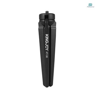 Kingjoy 便攜式迷你三腳架穩定器穩定鋁合金桌面桌面三腳支架支架支撐底座帶 1/4 英寸螺絲用於相機 Came-31