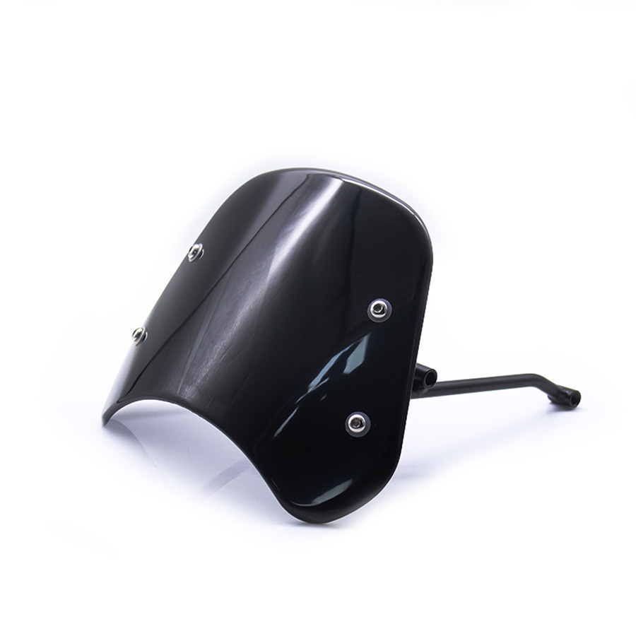 適用於 Benelli Leoncino 500 摩托車前擋風玻璃擋風玻璃帶支架