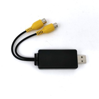影片訊號轉換器 USB 到 RCA 介面適合 Android 系統車載播放器