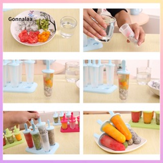 Gonnalaa 6 格塑膠廚房 DIY 冷凍冰淇淋模具冰棒機棒棒糖託盤