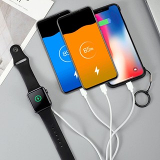 [三福] 方形四合一手錶無線充，手機充電線數據線，USB/TYPE-C