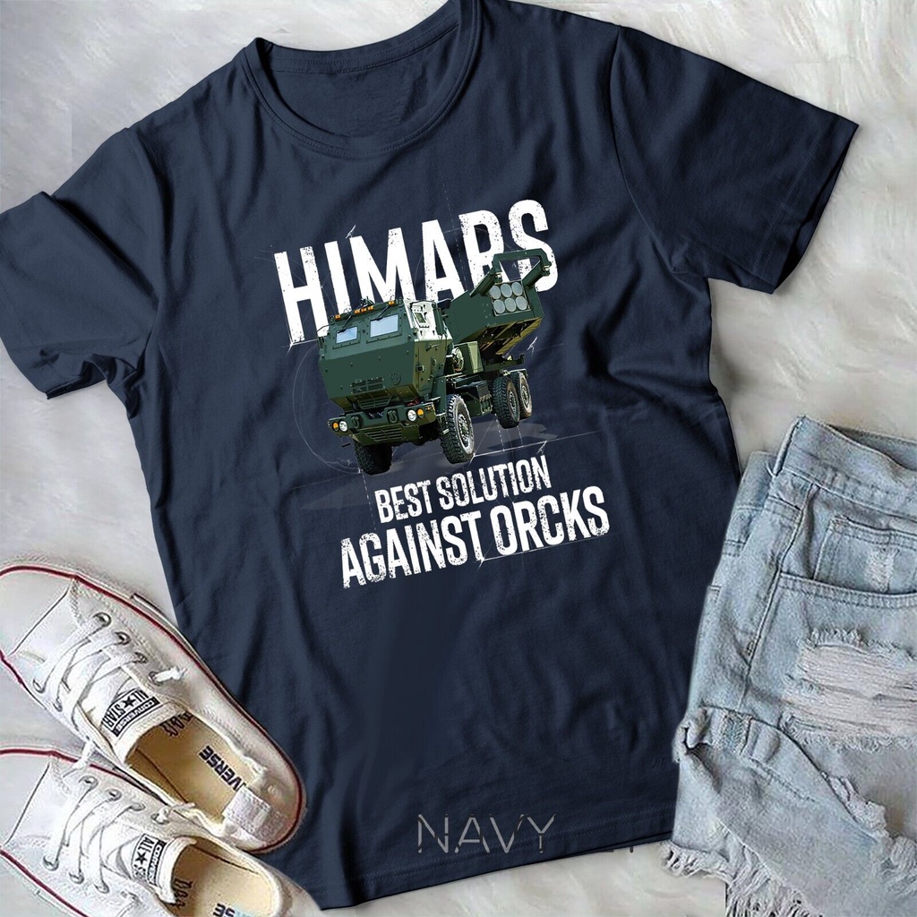 Himars Best Solution Against Orcks Army Ukarine 美國 T 恤男女通用 T
