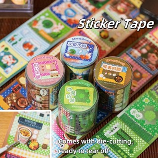 日本昭和記憶系列貼紙膠帶卡哇伊裝飾貼紙 DIY 剪貼簿可愛和紙膠帶藝術工藝品相冊日記本規劃器文具