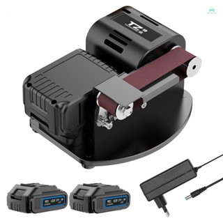 全自動電動磨刀器小型家用菜刀剪磨床多功能砂輪磨床插入式鋰兩用帶砂拖磨機