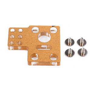 Makeblock Worm Geared Motor Bracket A (PMMA)