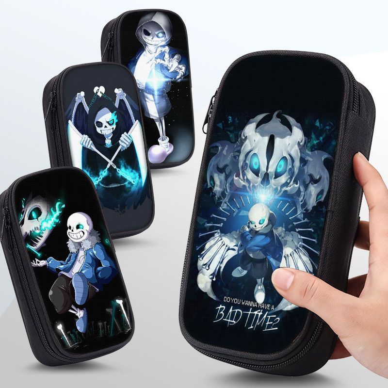 【現貨】
傳說之下sans筆袋網紅動漫Undertale遊戲周邊文具盒鉛筆盒高顏值 學校周邊 學生文具