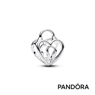 【Pandora】鏤空心形掛鎖串飾 母親節禮物 520禮物 官方直營
