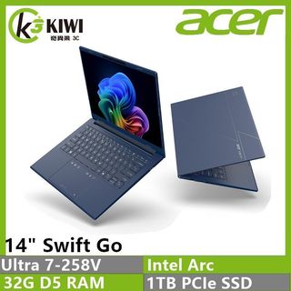 ACER SFG14-75-76T1 U7-258V/藍/OLED/14"