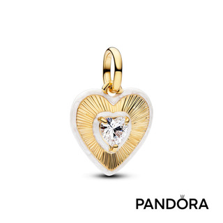 【Pandora】燦金光芒心形吊飾 母親節禮物 520禮物 官方直營