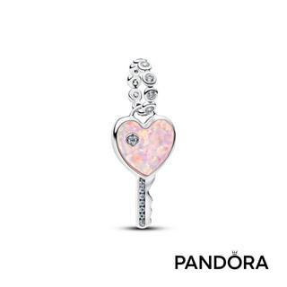 【Pandora】幻彩心形鑰匙吊飾 母親節禮物 520禮物 官方直營