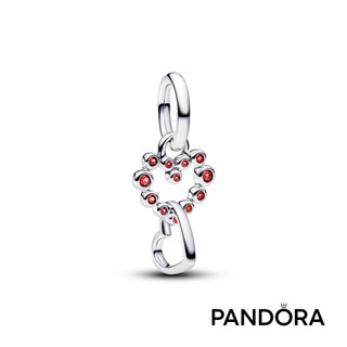 【Pandora】心連心紅色寶石吊飾 母親節禮物 520禮物 官方直營