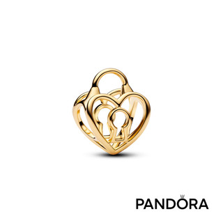 【Pandora】鏤空心形掛鎖串飾 母親節禮物 520禮物 官方直營