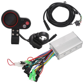 【Lixada】 24V‐48V 250W/350W 電動滑板車無刷控制器套件帶液晶顯示屏防水線