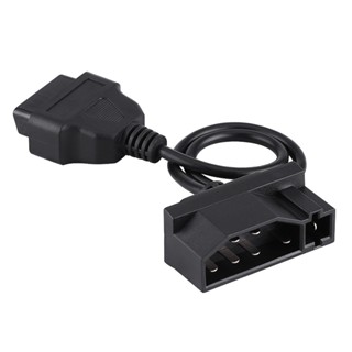 [商城] OBD2診斷線,7針轉16專業轉接頭黑色耐熱母介面