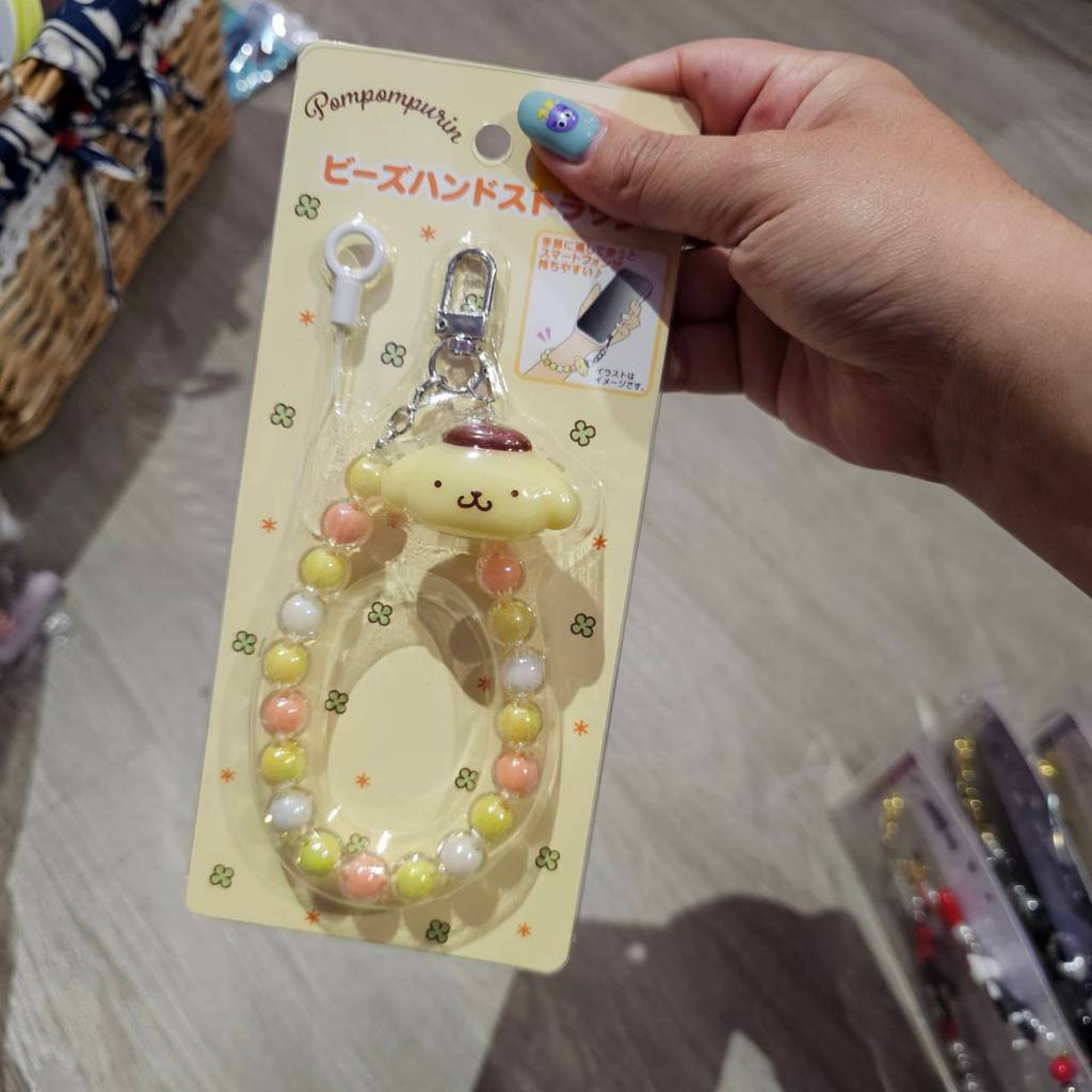 Bunibear. 三麗鷗  布丁狗手機鍊條  布丁狗  Pompompurin 手機鍊條【請先聊聊詢問
