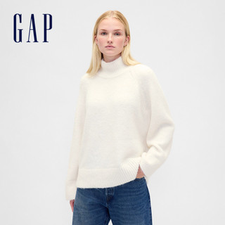 Gap 女裝 立領毛衣-象牙白(848491)