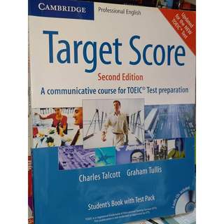 Target Score 含2CD(缺一片) 9780521706643 有劃記 9M 二手書