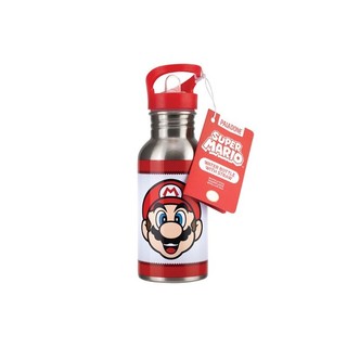 【現貨】PaladoneUK 任天堂超級瑪利歐金屬運動水壺連飲管500ml