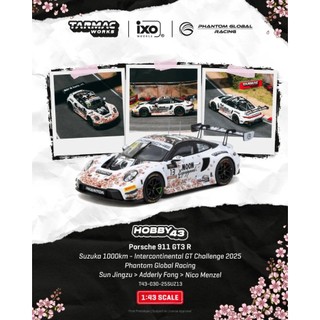 【預購2026年11月】TARMAC WORKS 1/43 保時捷 HOBBY43 Porsche 911 GT3 R