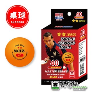 ❮小沐購物❯ 成功SUCCESS S3002/4401/4402 一星桌球/二星桌球 乒乓球 (國際桌球協會)
