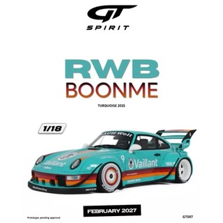 《預購2027/04》GT SPIRIT 1/18 RWB BOONME TURQUOISE 2025 GT597