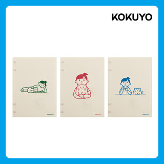 日本 KOKUYO ｜ Noritake聯名Ⅲ 4孔 活頁筆記本 / U罫 / A5 / WSG-RU2XP72