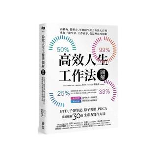 全新書 高效人生工作法圖解：GTD、子彈筆記、原子習慣、PDCA 趙胤丞、電腦玩物 創意市集 9786267488010