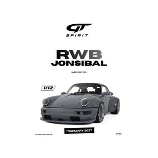 《預購2027/04》GT SPIRIT 1/12 RWB JONSIBAL NARDO GREY 2015 GT602